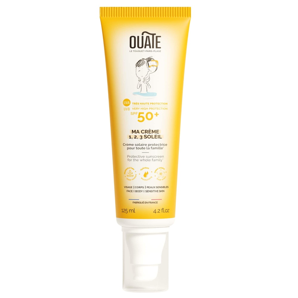 Ma crème 1,2,3 soleil Crème protectrice solaire SPF50+ visage et corps