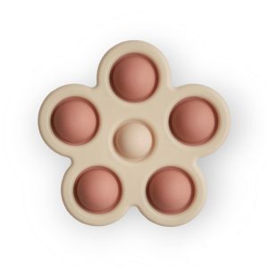 Jouet à presser | Pop it ,Fleur rose