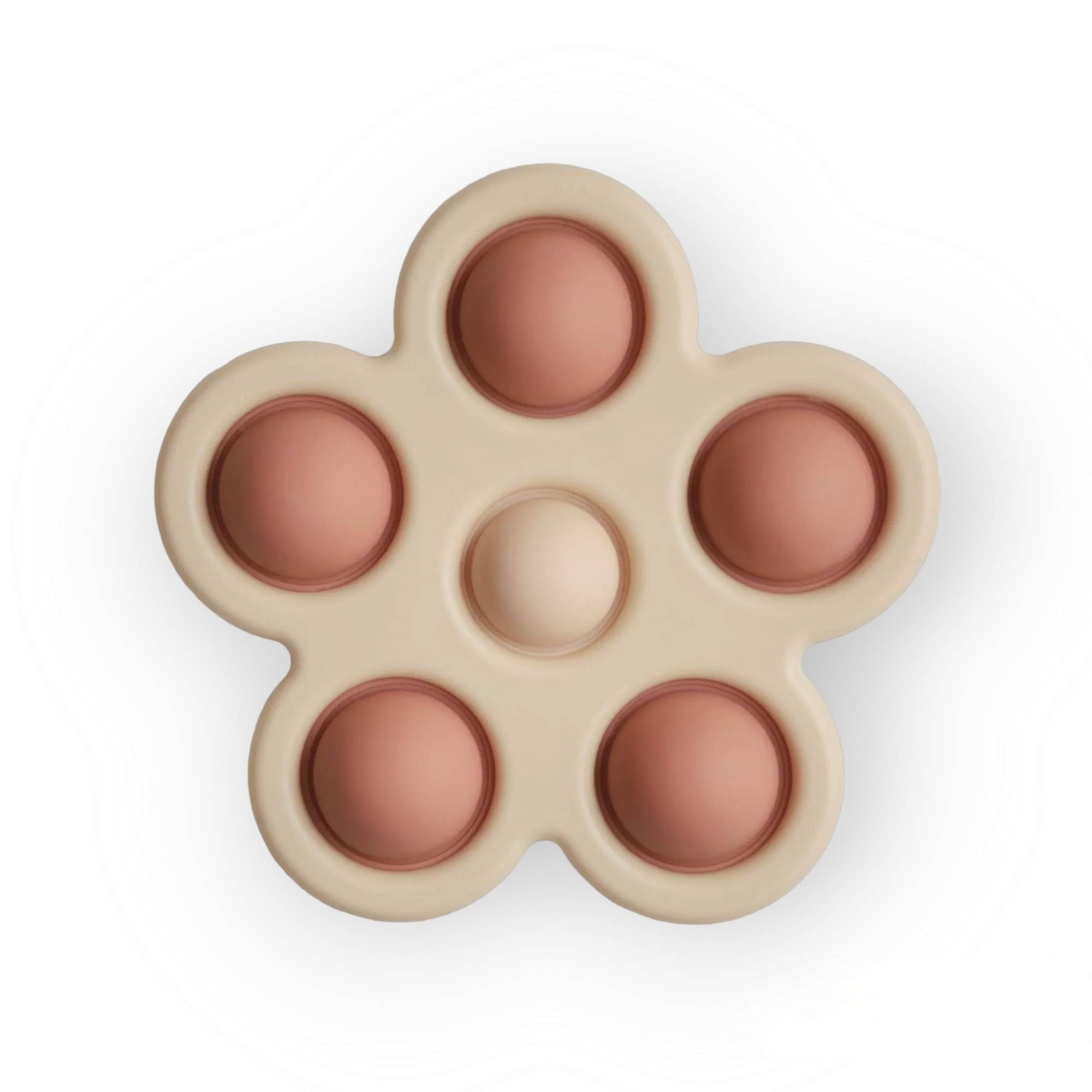 Jouet à presser | Pop it ,Fleur rose