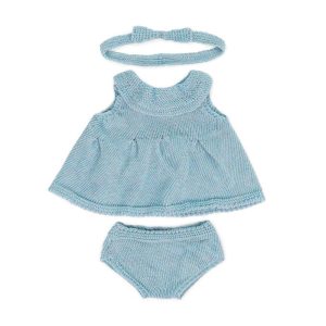 Ensemble Robe et Bandeau en Tricot 38 cm l Miniland