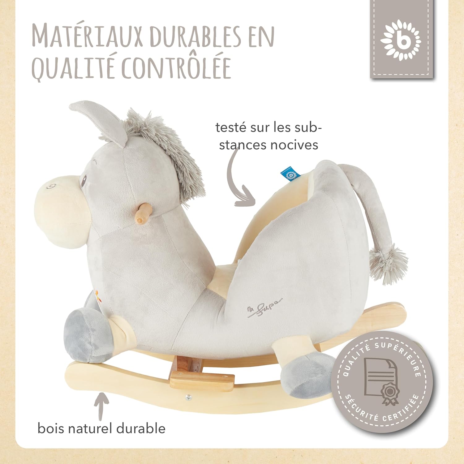 Animal à Bascule l âne – Image 6