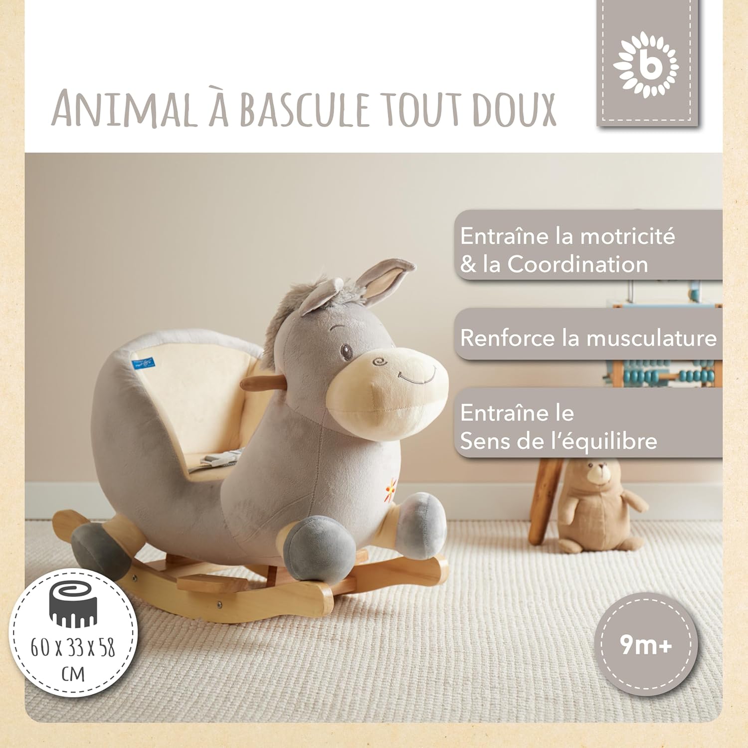 Animal à Bascule l âne – Image 2