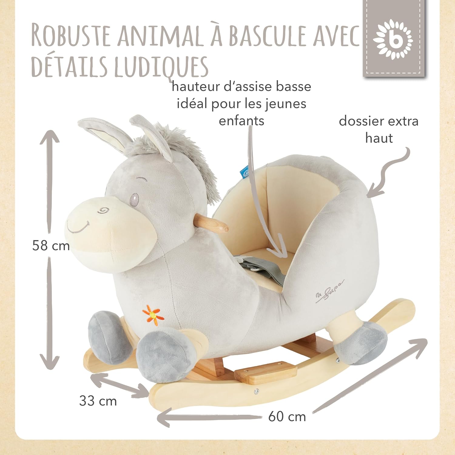 Animal à Bascule l âne – Image 5