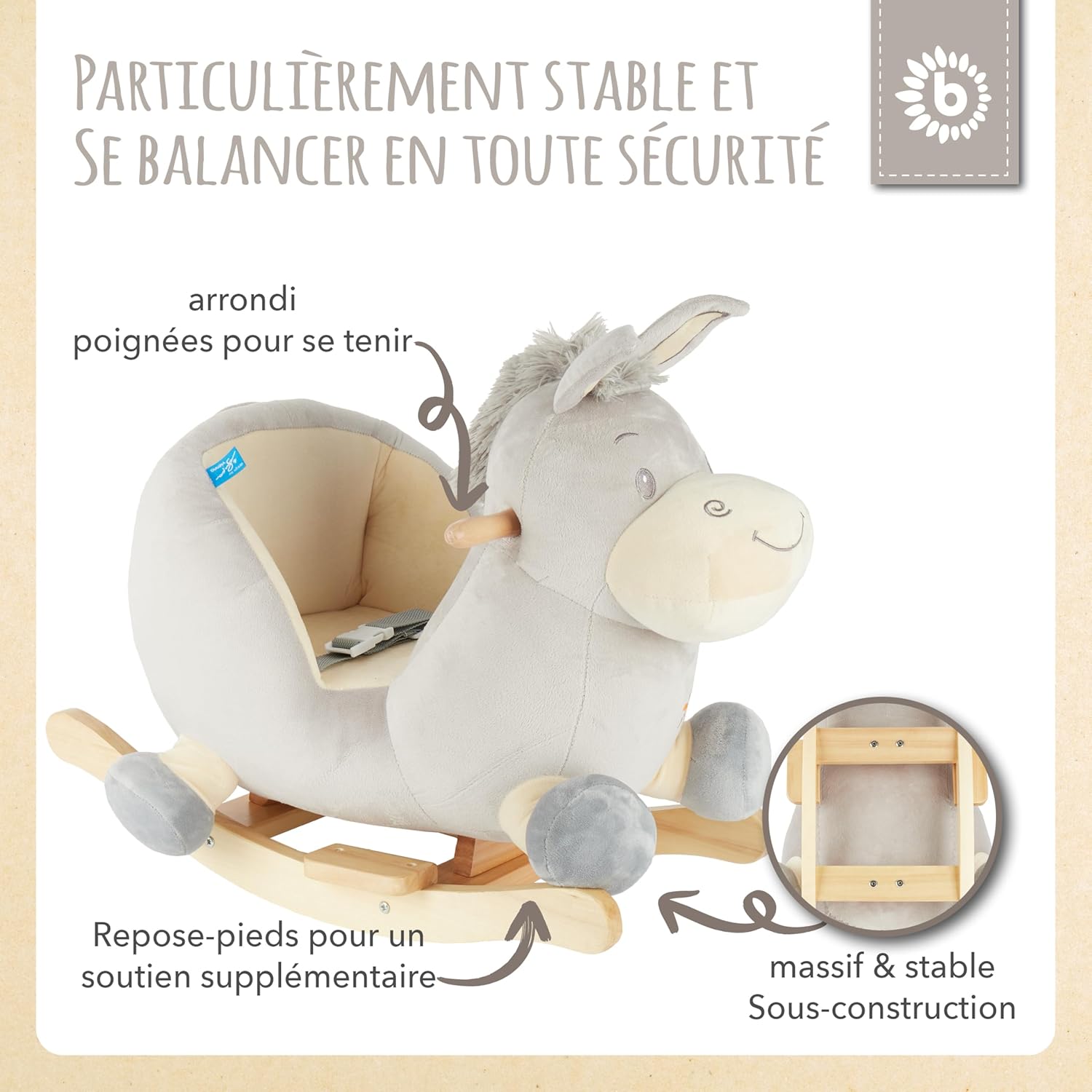 Animal à Bascule l âne – Image 3