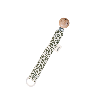 Attache tétine Léopard l kaki
