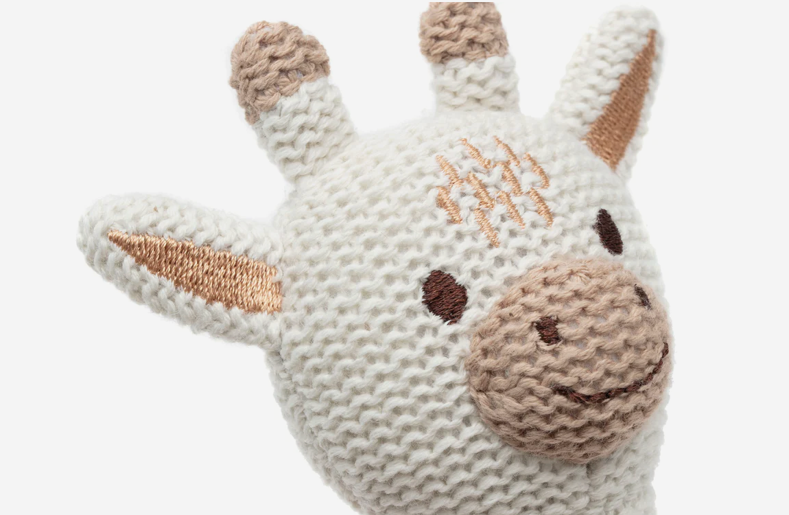 Hochet en tricot | Girafe – Image 2