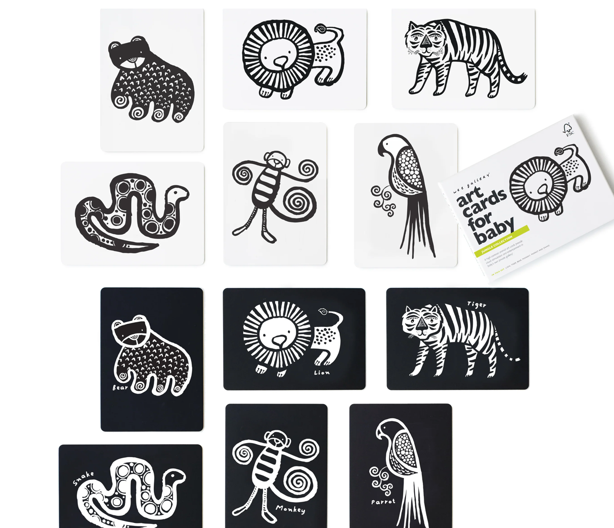 Cartes noir & blanc | Jungle – Image 4