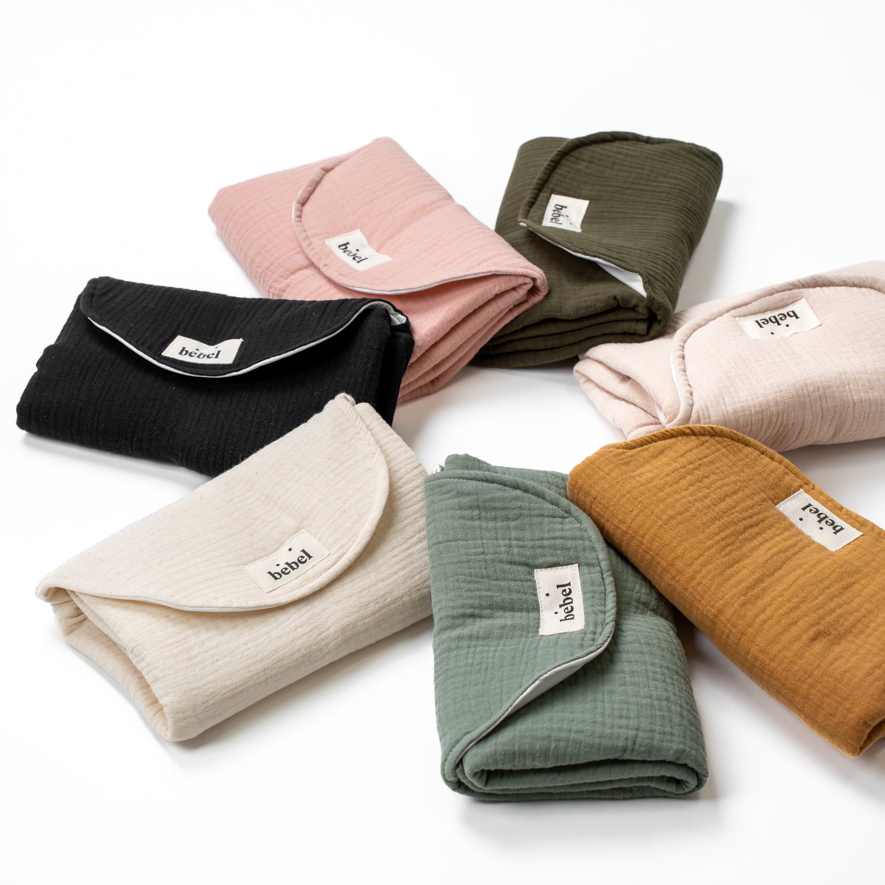 Matelas à langer nomade « Comme un bonbon » – Vieux rose – Image 4