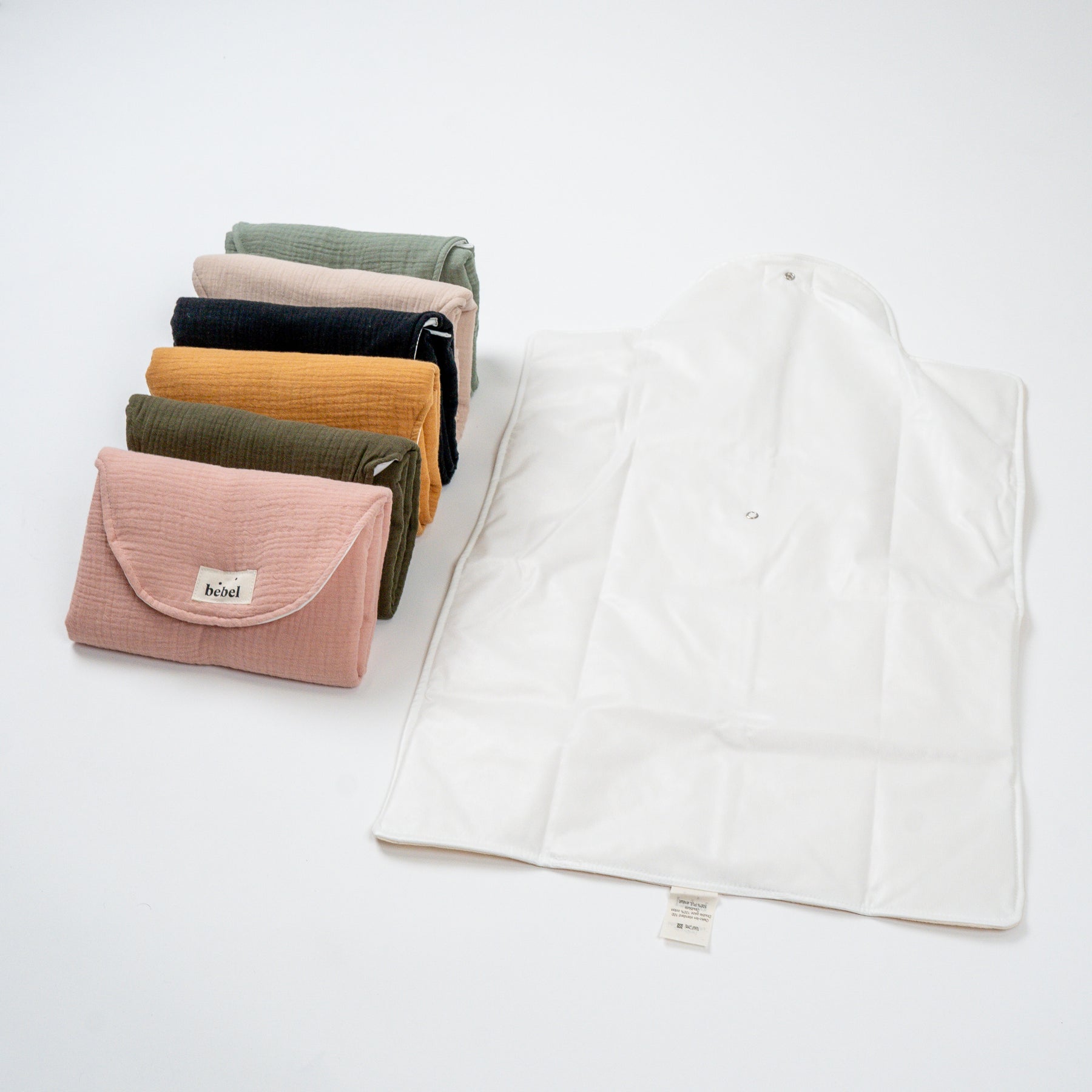 Matelas à langer nomade « Comme un bonbon » – Vieux rose – Image 3