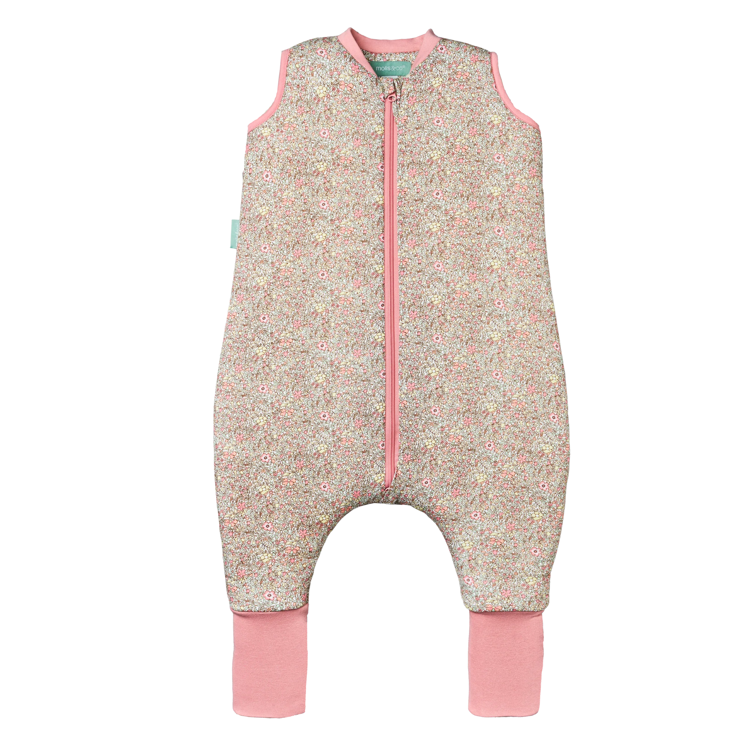 Gigoteuse avec pieds l Pastel floral