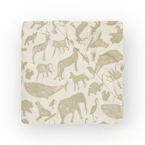 Drap housse | Animals Olive Green