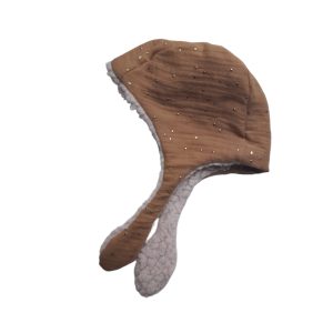 Béguin gaze de coton – Camel doré