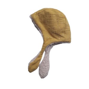 Béguin gaze de coton – moutarde doré