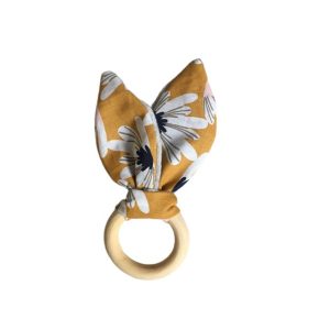 Anneau de dentition – fleurs moutarde