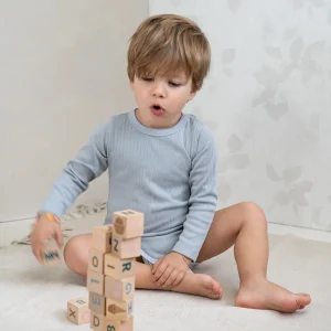 Body manches longues en coton bio MINIMALISMA Ninja