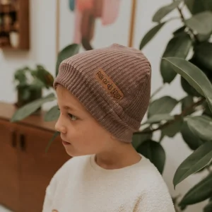 Bonnet velours Taupe l kids