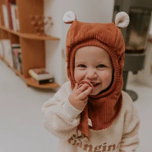 Cagoule Velours l Paprika