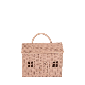 Panier en rotin maison Casa Clutch  l ROSE