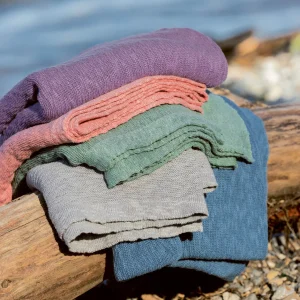 Couverture de naissance DISANA coton et lin