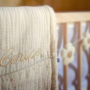Couverture gaze de coton – Ecru