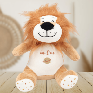 Peluche Personnalisée Lion Prénom & motifs
