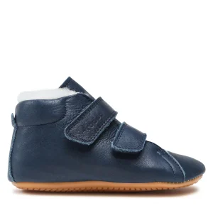 Chaussures souples barefoot FRODDO Prewalkers fourrées dark bleu