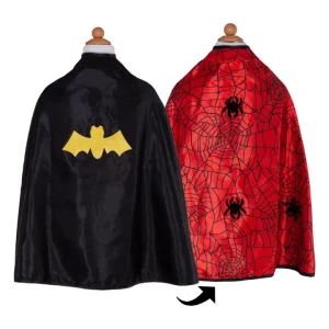 Cape réversible BATMAN/SPIDERMAN
