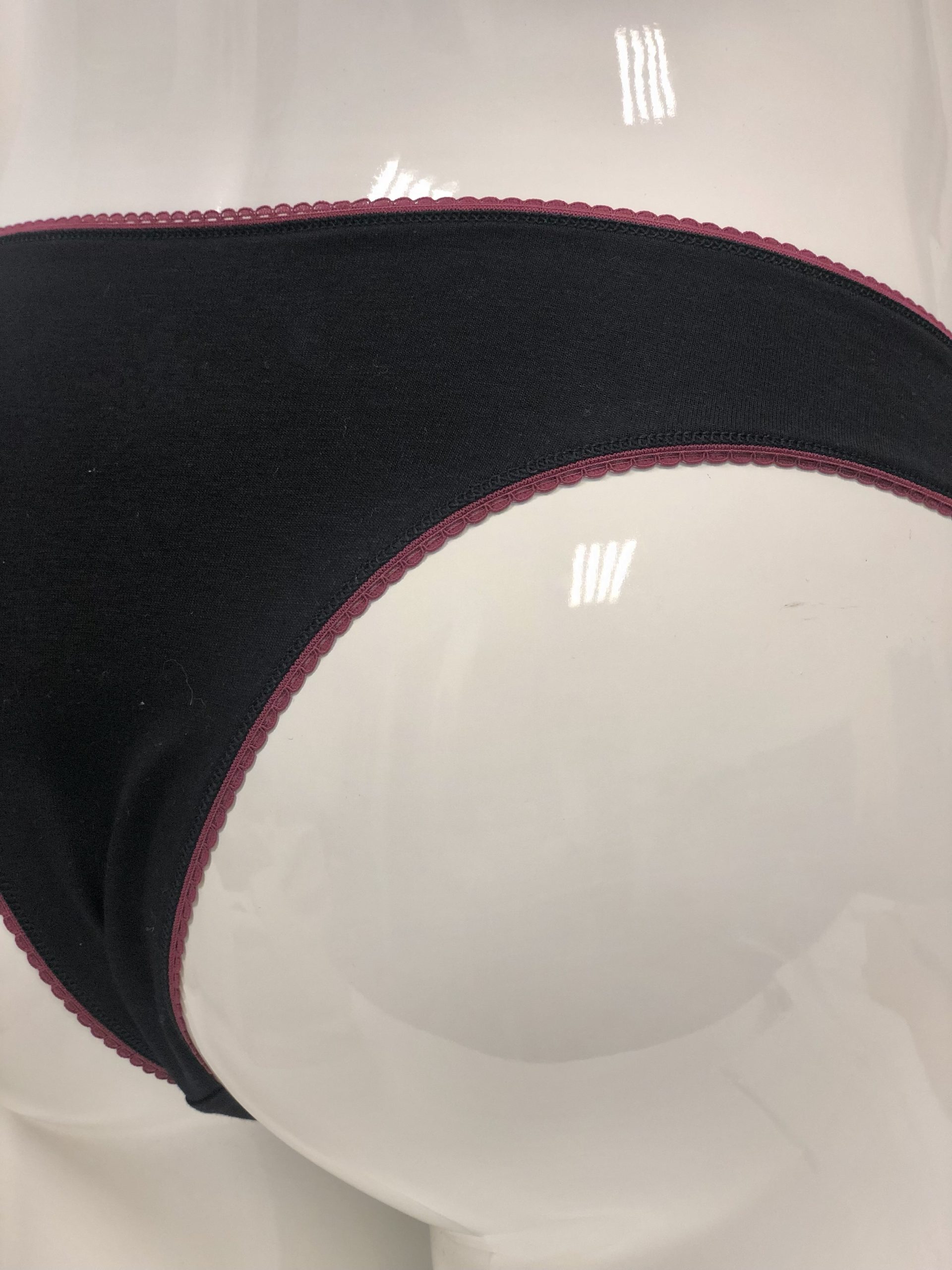 Pack Éco Tanga Noir/Bordeaux