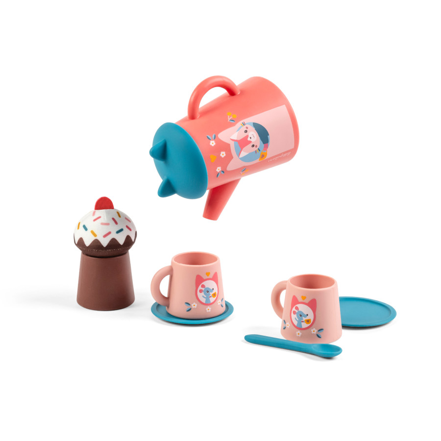Jouet de bain – Set de thé Jeanne le chat – Image 4