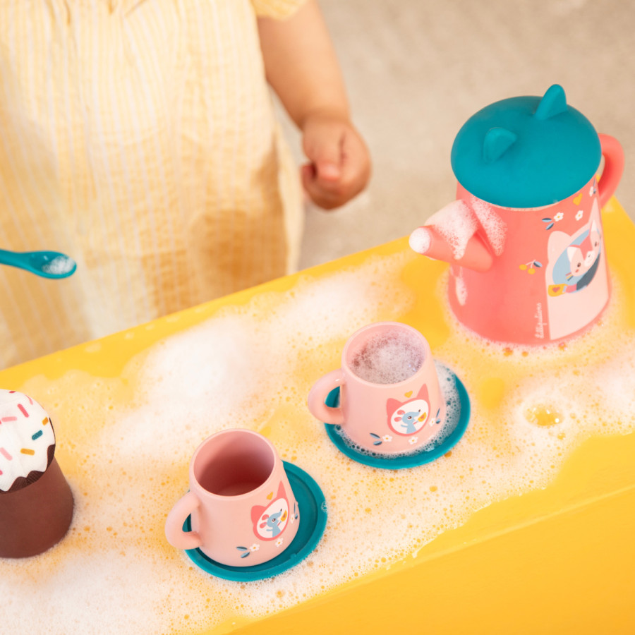 Jouet de bain – Set de thé Jeanne le chat – Image 5