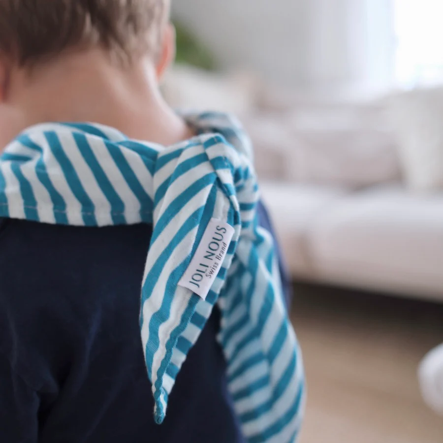 Foulard bandana en coton bio JOLI NOUS enfant et adulte – Image 4