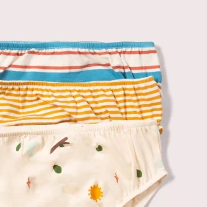 Pack slips enfant en coton biologique LITTLE GREEN RADICALS Adventure Repeat Print