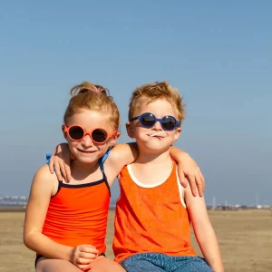 Lunettes de soleil enfant KI ET LA Rozz Bleu Electrique