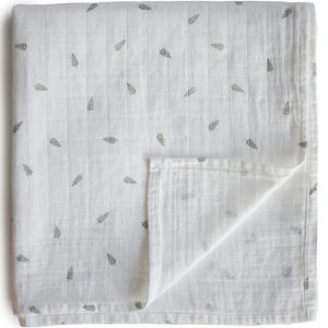 Maxi lange en coton bio Leaves l Mushie