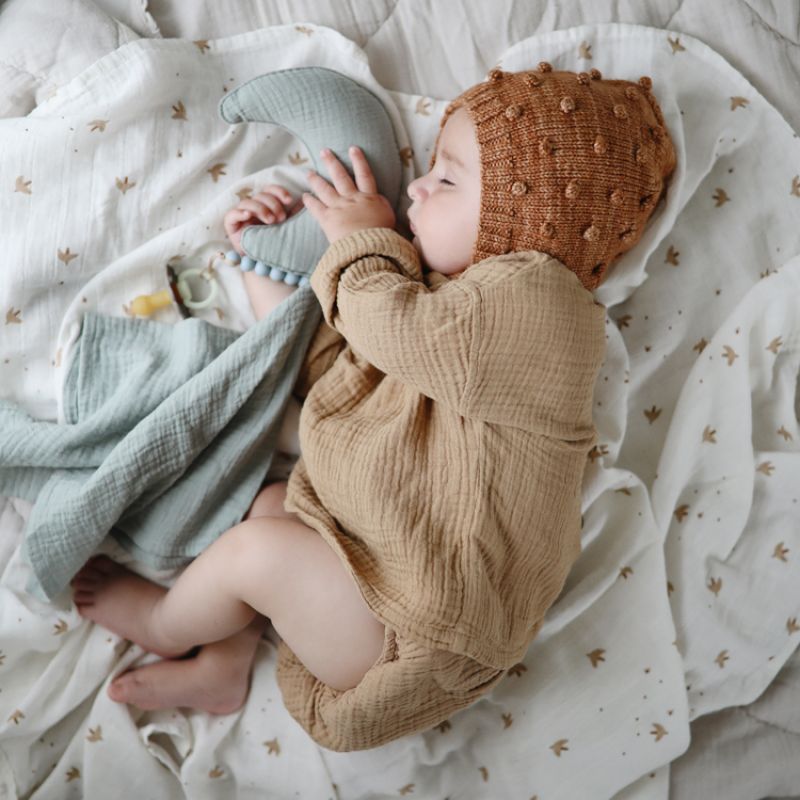 Maxi lange en coton bio Sparrows l Mushie – Image 2