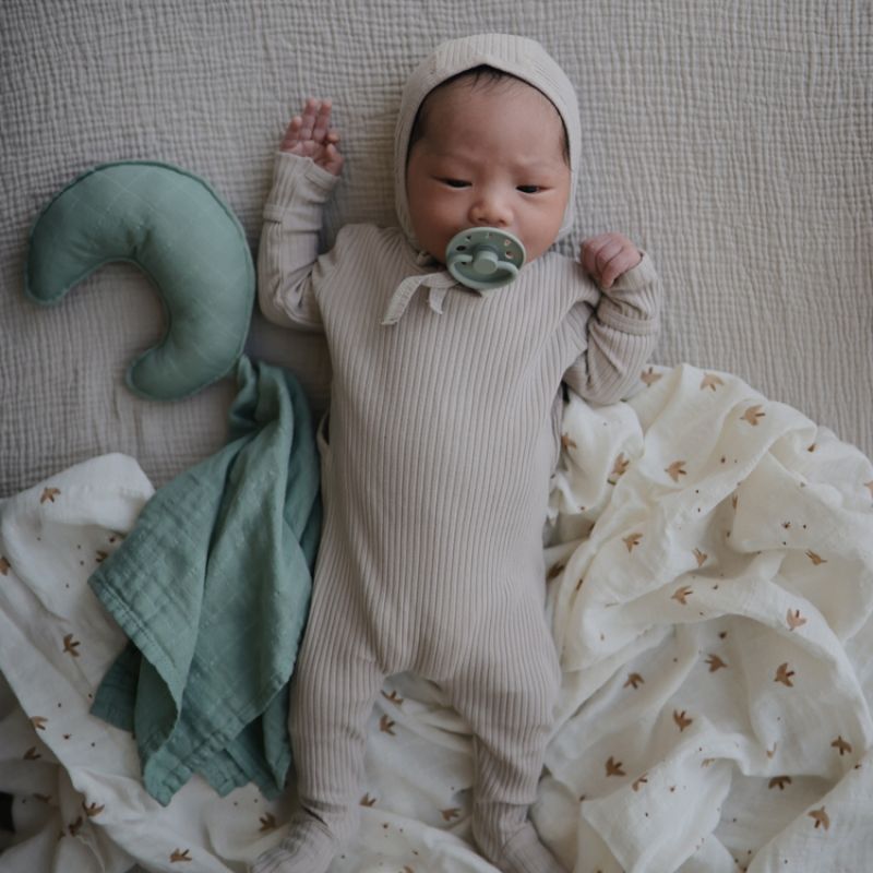 Maxi lange en coton bio Sparrows l Mushie – Image 3