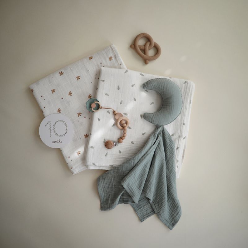 Maxi lange en coton bio Sparrows l Mushie – Image 4