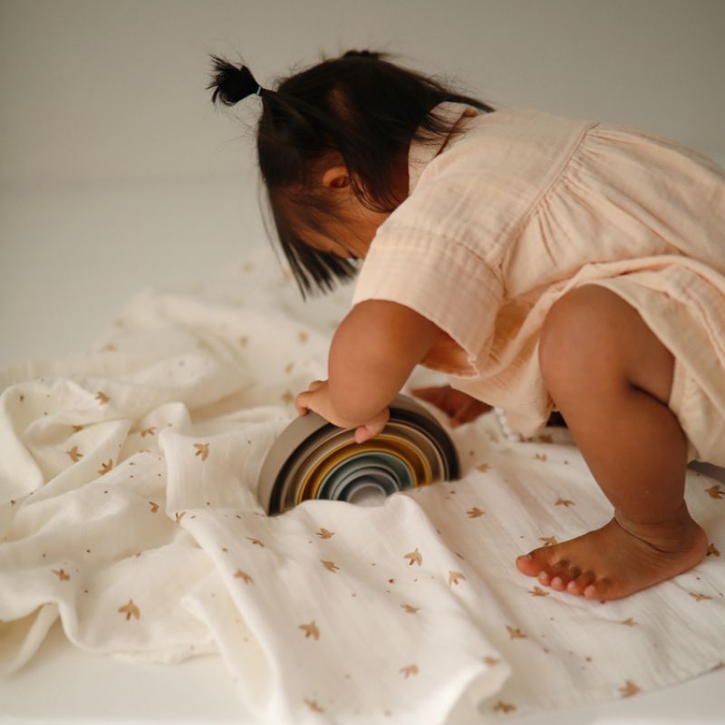 Maxi lange en coton bio Sparrows l Mushie – Image 5