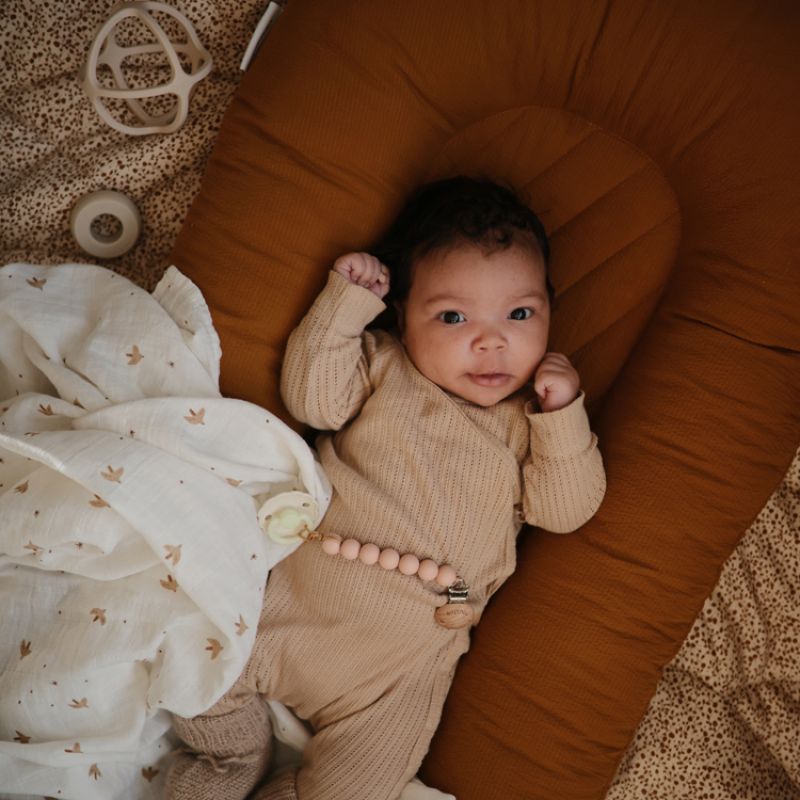 Maxi lange en coton bio Sparrows l Mushie – Image 6