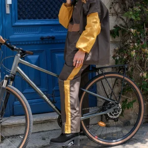 Pantalon de pluie adulte POULE PARTY Kaki