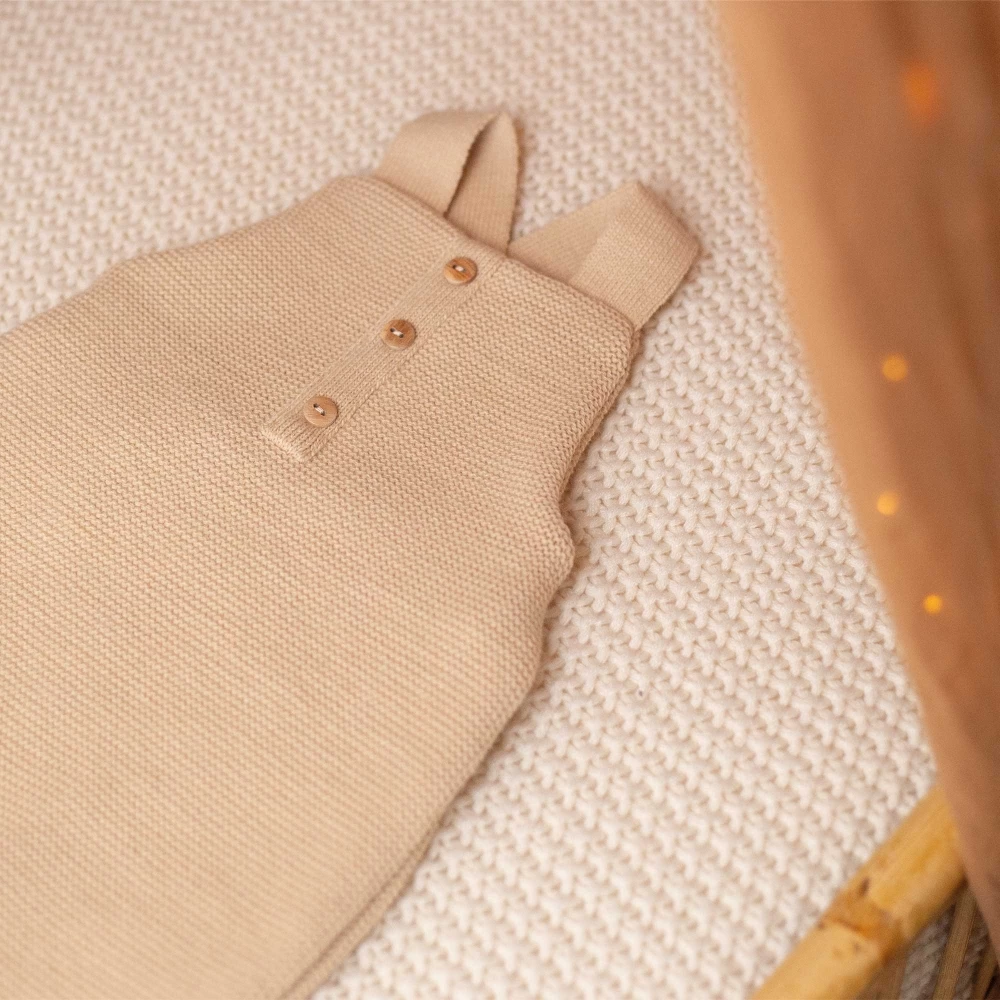 Salopette en Maille l Biscuit – Image 4