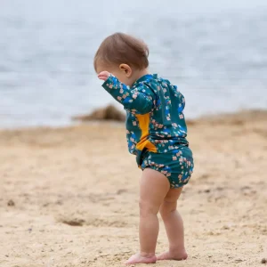 T-shirt de bain anti‑UV 50+ LITTLE GREEN RADICALS Bluebirds