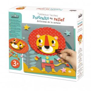 Portraits en relief l Animaux de la Savane