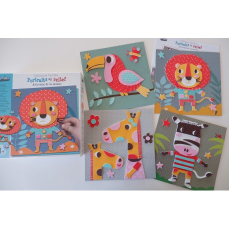 Portraits en relief l Animaux de la Savane – Image 2