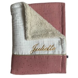 Couverture gaze de coton – Rose
