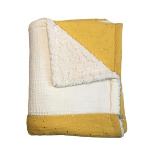 Couverture gaze de coton – Moutarde